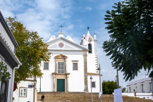Chiesa Cristiana Parrocchia Estoi Villaggio Situato Nella Regione Dell Algarve — Foto Stock