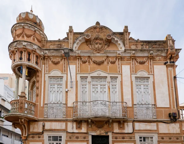 Typical Architecture Algarve Rustic Buildings Intricate Designs Platbands — Stock Photo, Image