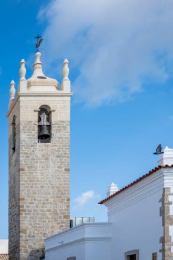 Loule City, Algarve, Portekiz 'den Sao Clemente Kilisesi.