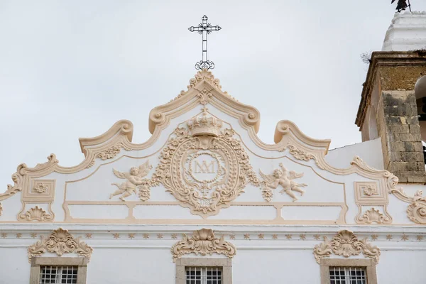 Главная Христианская Церковь Носа Сеньора Росарио Расположенная Городе Ольхао Португалия — стоковое фото