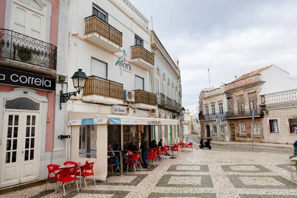 Olhao Portugal Febrero 2022 Arquitectura Típica Edificios Rústicos Del Algarve —  Fotos de Stock