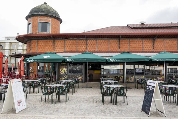 Olhao Portugal Şubat 2022 Portekiz Olhao Şehrinde Tarihi Balık Market — Stok fotoğraf