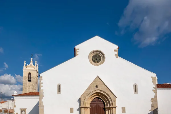 Κεντρική Εκκλησία Sao Clemente Της Πόλης Loule Algarve Πορτογαλία — Φωτογραφία Αρχείου