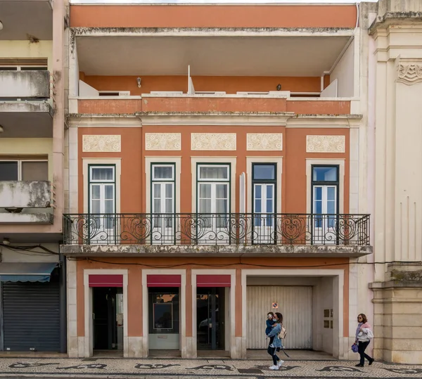 Loule Portugalsko February 2022 Typická Architektura Algarve Rustikálních Staveb Složitým — Stock fotografie