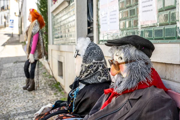 Estoi Portugal 2022年5月1日 古老的手工玩具娃娃传统 名为Maios Maias 庆祝春天的到来 位于葡萄牙南部阿尔加维地区 — 图库照片