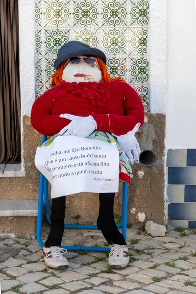 Santa Rita Portugal 2022年5月1日 古老的手工玩具娃娃传统 名为Maios Maias 庆祝春天的到来 位于葡萄牙南部阿尔加维地区 — 图库照片
