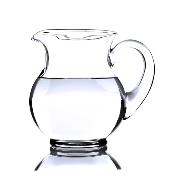 A jug of water isolated on white — Stock Photo, Image