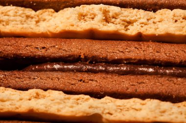 gevrek Çikolata Bisküvi makro fotoğraf