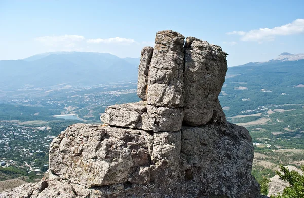 Rock on mountain — Stock Photo, Image