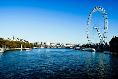 London Eye ve River Thames