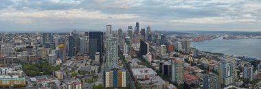  view of seattle from space needle in high resolution