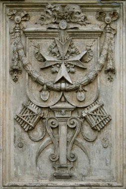 Cross of the Knights Hospitaller. clipart