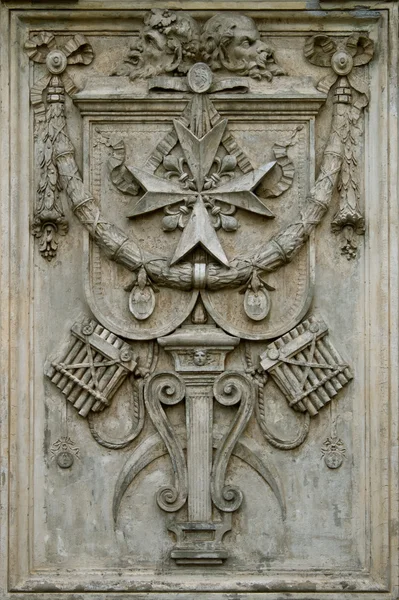 Cross of the Knights Hospitaller. — Stock Photo, Image