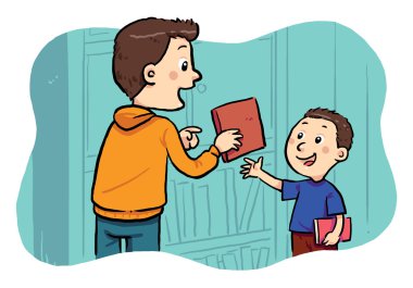bir kitap ödünç