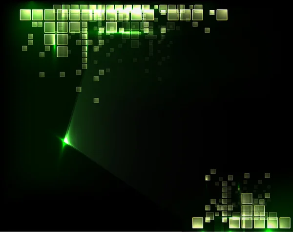 Yeşil renkli matris ile — Stok Vektör