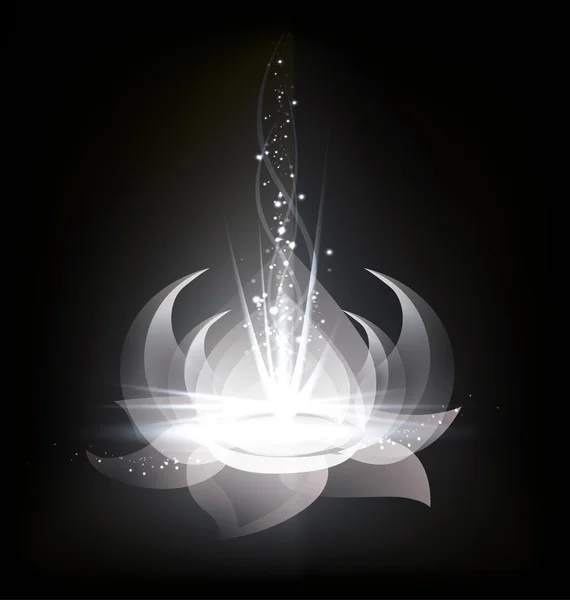 Fond abstrait - Fleur d'étoile — Image vectorielle