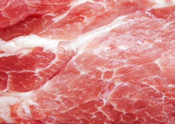 Rått fläsk kött bakgrund — Stockfoto