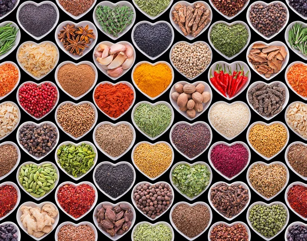 Baharat ve otlar ile sorunsuz doku