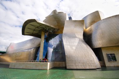 Guggenheim museum in Bilbao clipart