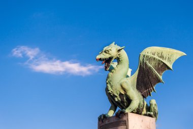 Ljubljana ünlü dragon Köprüsü