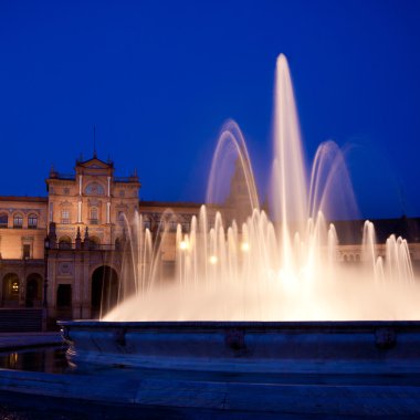 İspanya, Seville 'deki Plaza de Espana