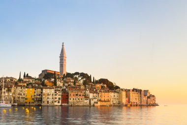Hırvatistan 'ın Istria kıyı kenti Rovinj.