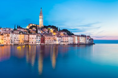 Hırvatistan 'ın Istria kıyı kenti Rovinj.