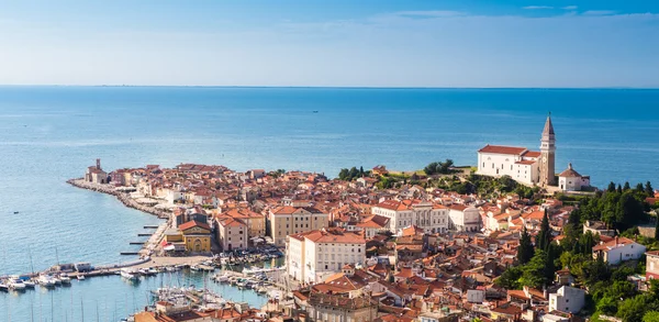 Picturesque old town Piran - Slovenia. — Stock Photo, Image