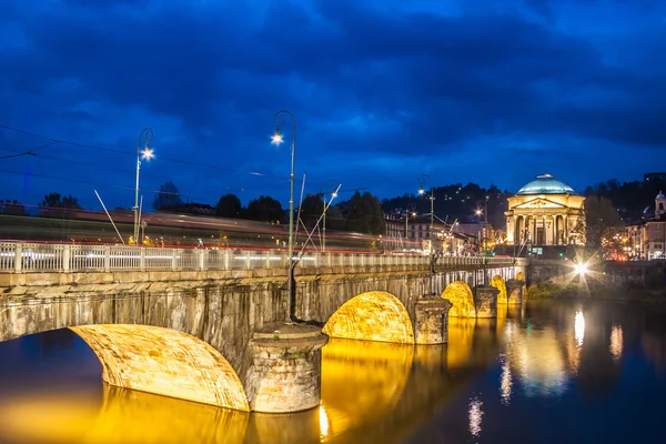 Panorama över Turin, Italien. — Stockfoto