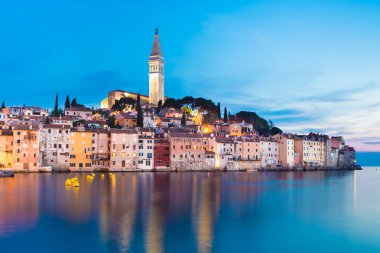 Hırvatistan 'ın Istria kıyı kenti Rovinj.