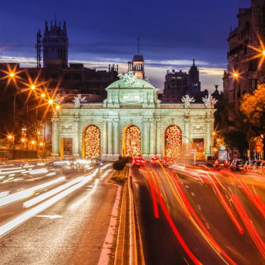 Puerta de alcala, madrid, İspanya