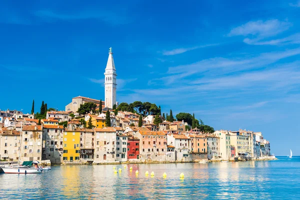 Kuststad Rovinj, Istrië, Kroatië. — Stockfoto