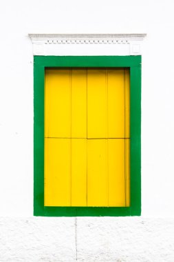 renkli vintage penceresi.