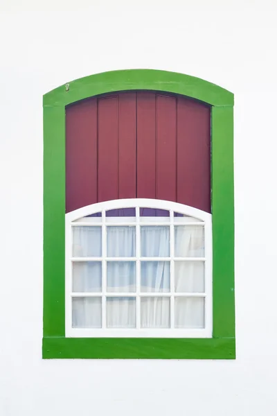 Fenêtre vintage colorée . — Photo