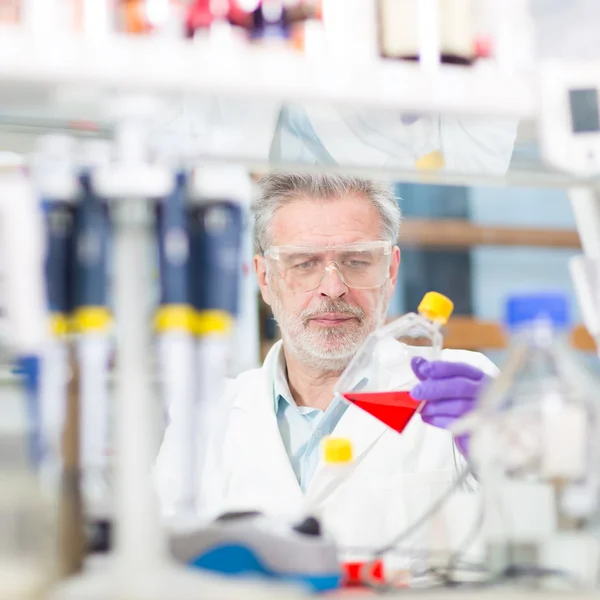 Forskare inom biovetenskap i laboratoriet. — Stockfoto