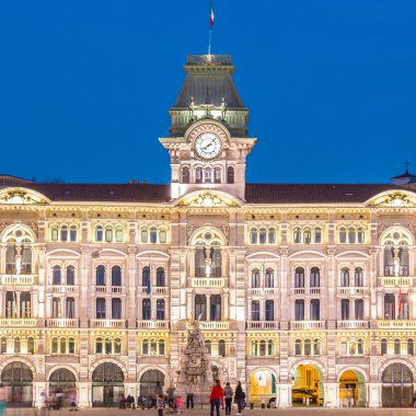 City hall, palazzo del municipio, trieste, İtalya.