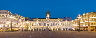 City hall, palazzo del municipio, trieste, İtalya.