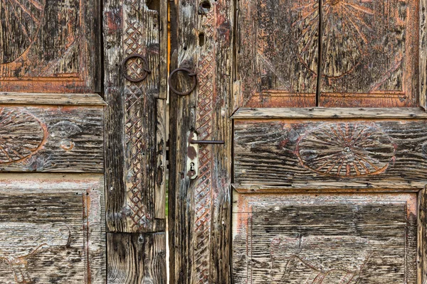 Porta vintage in legno . — Foto Stock