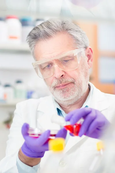 Científico de la vida investigando en el laboratorio. — Foto de Stock