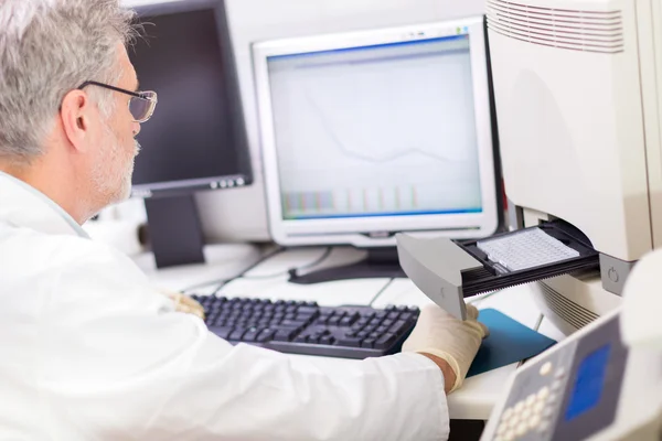 Life scientist researching in the laboratory. — Stock Photo, Image