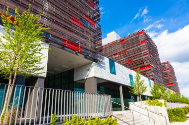 Modern ofis binaları.