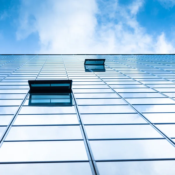 Modern facade of glass and steel. — Stock Photo, Image