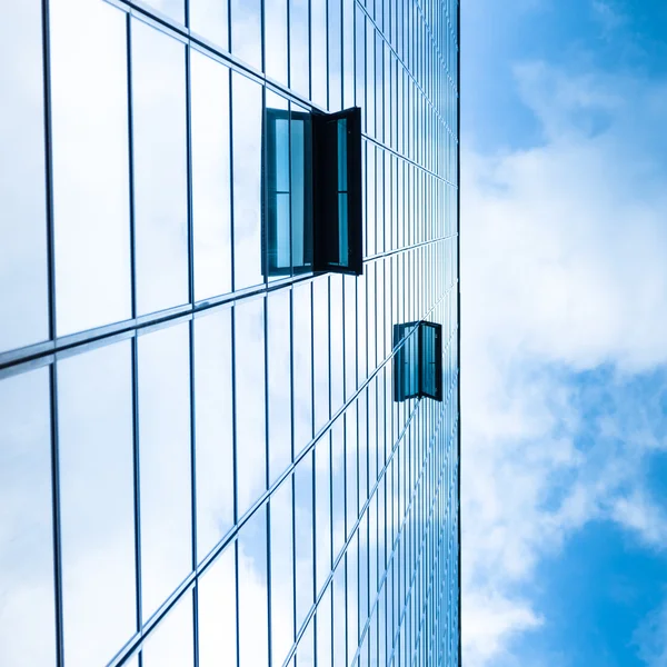 Modern facade of glass and steel. — Stock Photo, Image