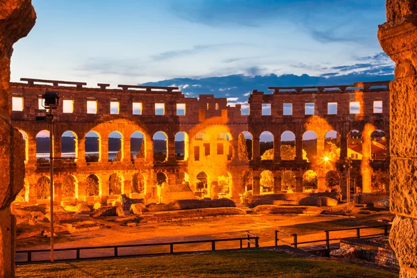 The Roman Amphitheater of Pula, Croatia. — Stock Photo, Image