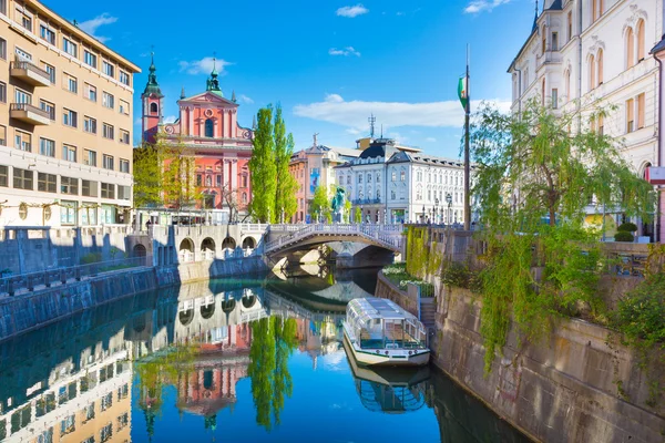 Panorama van ljubljana, Slovenië, Europa. — Stockfoto