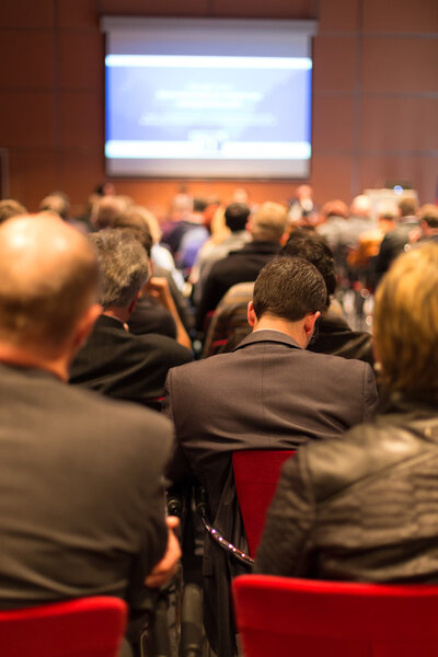 Audience at the conference hall.