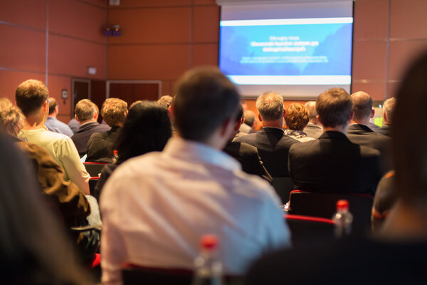 Audience at the conference hall.