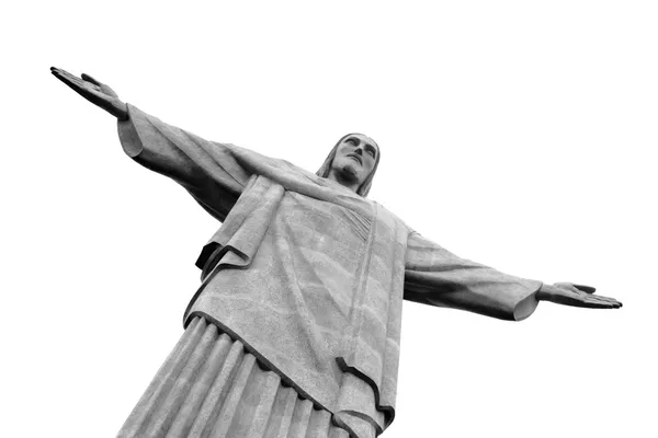 Kristus Frälsaren Staty, Rio de Janeiro, Brasilien — Stockfoto