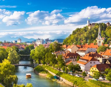 ljubljana, Slovenya, Avrupa Panoraması.