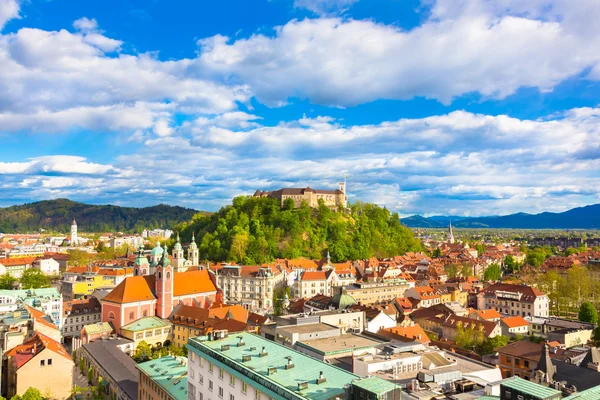 Panorama van ljubljana, Slovenië, Europa. — Stockfoto